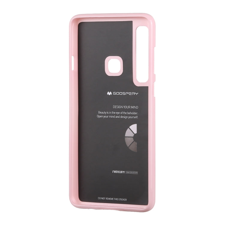 GOOSPERY JELLY CASE TPU Glitter Powder Drop-proof Protective Back Cover Case for Galaxy A9 (2018) / A9s