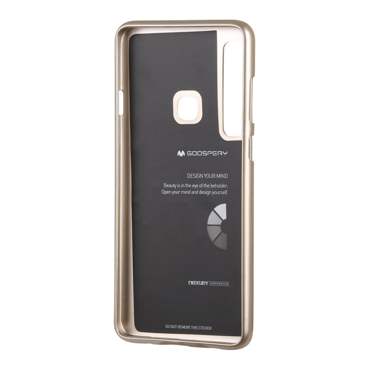GOOSPERY JELLY CASE TPU Glitter Powder Drop-proof Protective Back Cover Case for Galaxy A9 (2018) / A9s