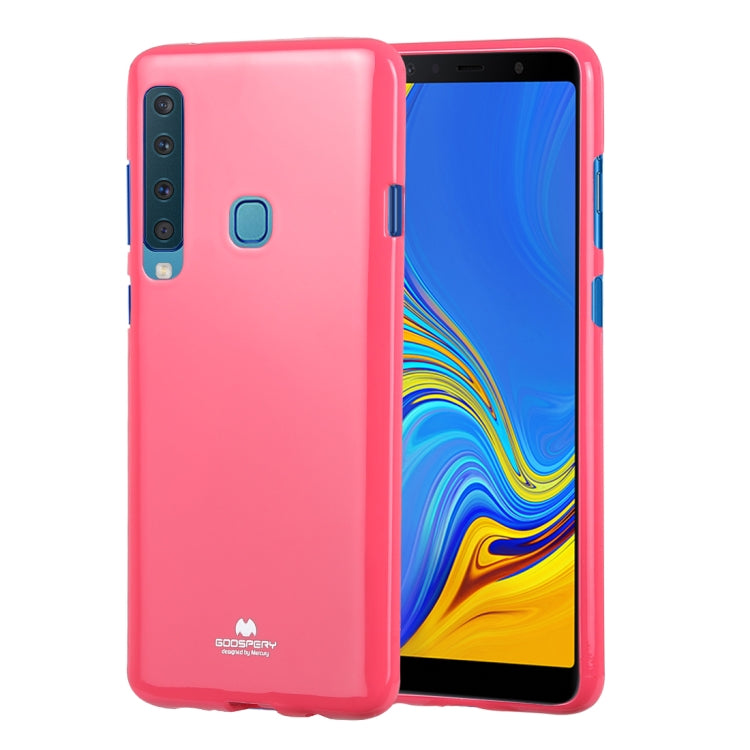 GOOSPERY JELLY CASE TPU Glitter Powder Drop-proof Protective Back Cover Case for Galaxy A9 (2018) / A9s