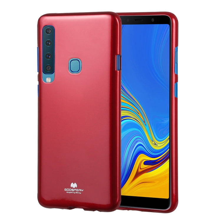 GOOSPERY JELLY CASE TPU Glitter Powder Drop-proof Protective Back Cover Case for Galaxy A9 (2018) / A9s