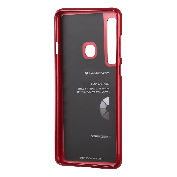 GOOSPERY JELLY CASE TPU Glitter Powder Drop-proof Protective Back Cover Case for Galaxy A9 (2018) / A9s