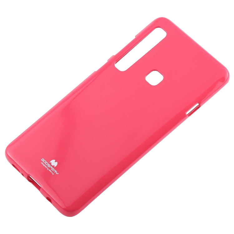 GOOSPERY JELLY CASE TPU Glitter Powder Drop-proof Protective Back Cover Case for Galaxy A9 (2018) / A9s