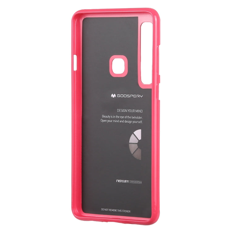 GOOSPERY JELLY CASE TPU Glitter Powder Drop-proof Protective Back Cover Case for Galaxy A9 (2018) / A9s