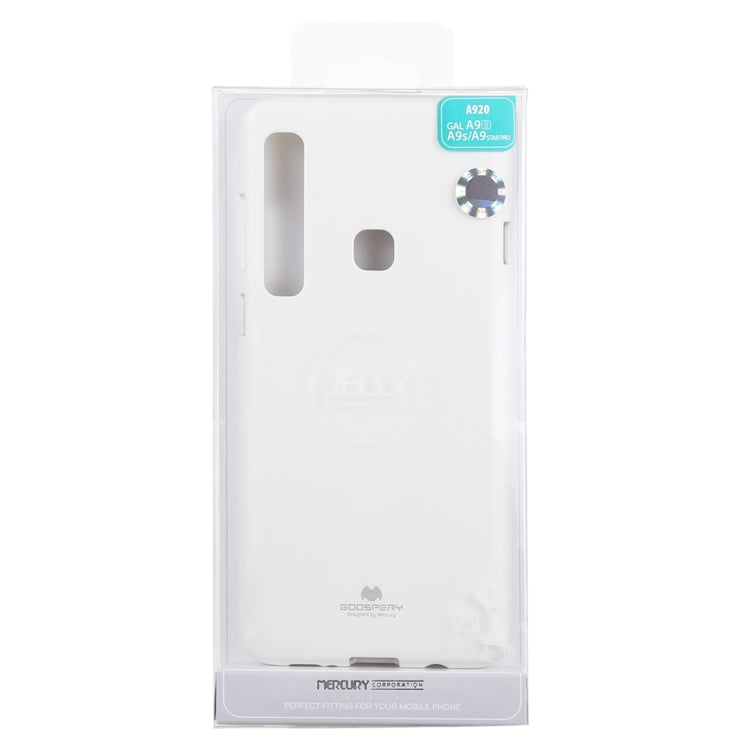 GOOSPERY JELLY CASE TPU Glitter Powder Drop-proof Protective Back Cover Case for Galaxy A9 (2018) / A9s