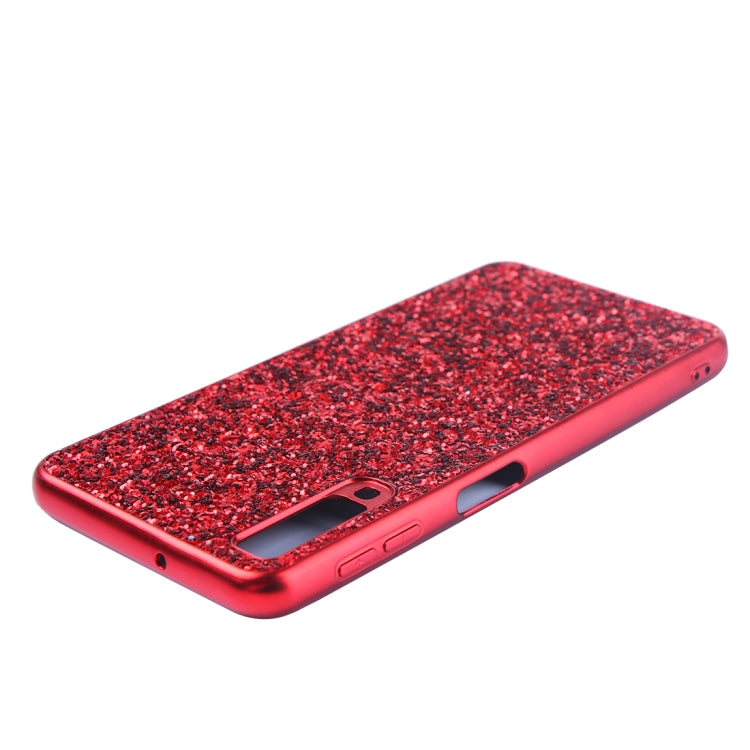 Glitter Powder Shockproof TPU Protective Case for Samsung Galaxy A7 (2018)