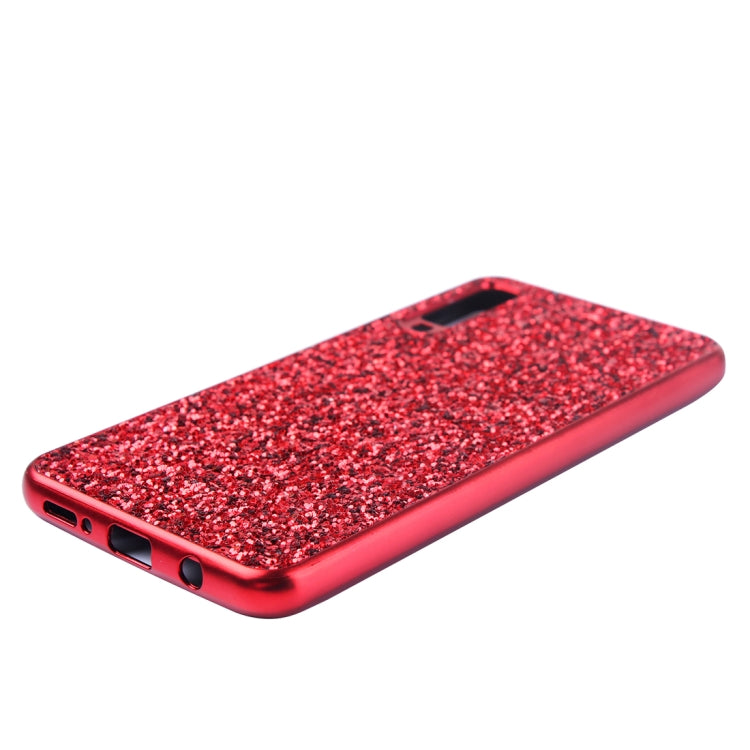 Glitter Powder Shockproof TPU Protective Case for Samsung Galaxy A7 (2018)
