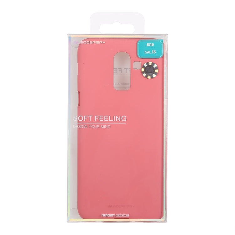 GOOSPERY SOFT FEELING Solid Color Dropproof TPU Protective Case for Samsung Galaxy J8 (2018)