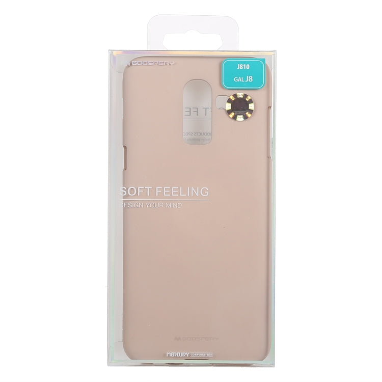 GOOSPERY SOFT FEELING Solid Color Dropproof TPU Protective Case for Samsung Galaxy J8 (2018)