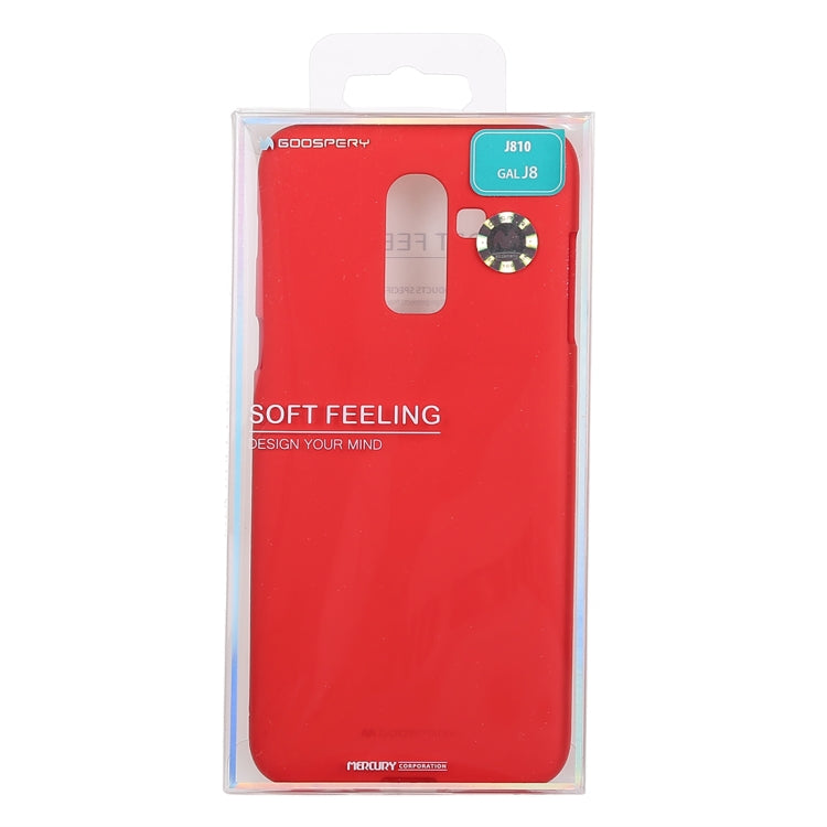 GOOSPERY SOFT FEELING Solid Color Dropproof TPU Protective Case for Samsung Galaxy J8 (2018)