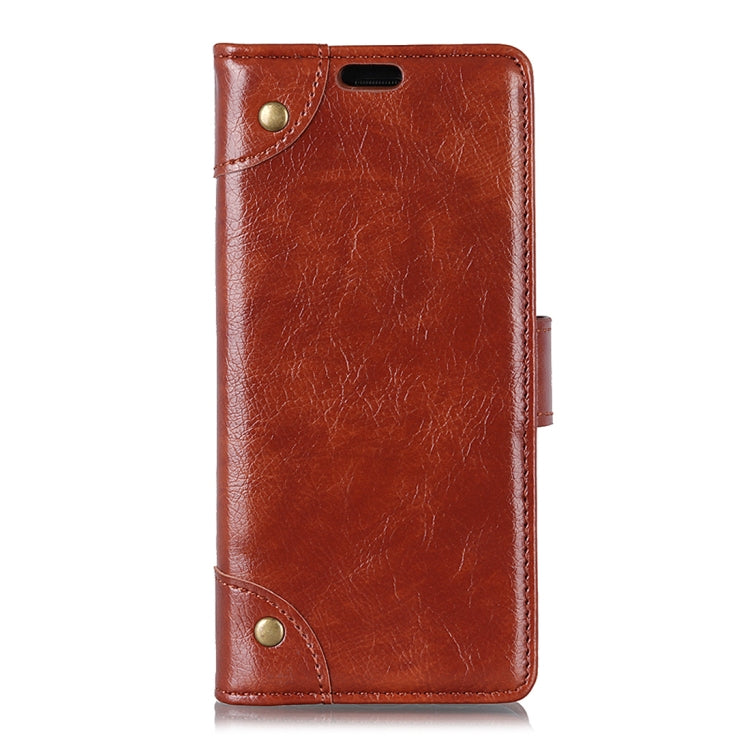 Copper Buckle Nappa Texture Horizontal Flip Leather Case for Galaxy S10e, with Holder & Card Slots & Wallet