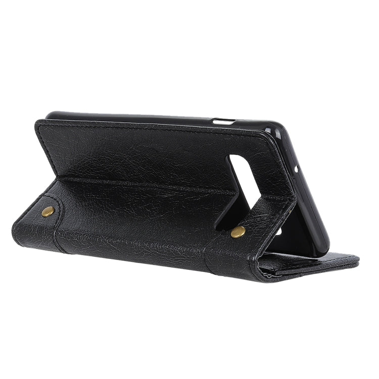 Copper Buckle Nappa Texture Horizontal Flip Leather Case for Samsung Galaxy S10 Plus, with Holder & Card Slots & Wallet