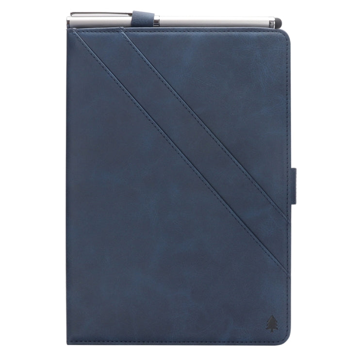 Horizontal Flip Double Holder Leather Case for Galaxy Tab A 8.0 (2018) T387, with Card Slots & Photo Frame & Pen Slot