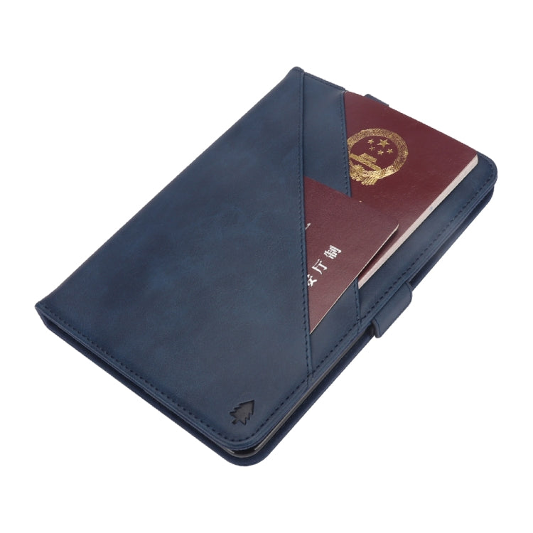 Horizontal Flip Double Holder Leather Case for Galaxy Tab A 8.0 (2018) T387, with Card Slots & Photo Frame & Pen Slot