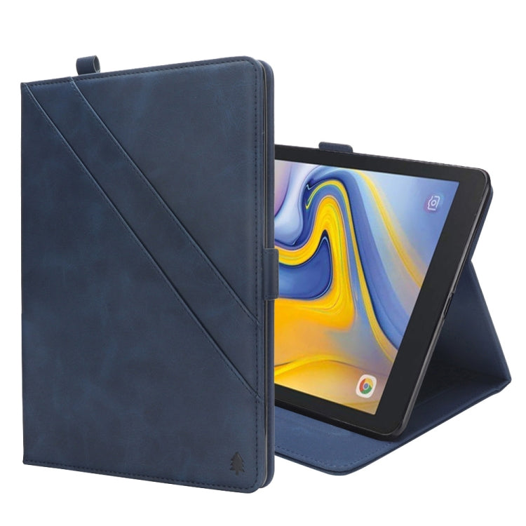 Horizontal Flip Double Holder Leather Case for Galaxy Tab A 8.0 (2018) T387, with Card Slots & Photo Frame & Pen Slot