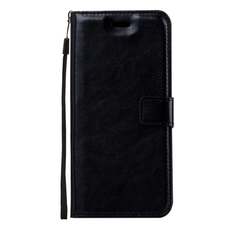For Galaxy J1 (2016) Crazy Horse Texture Horizontal Flip PU Leather Case with Holder & Card Slots & Wallet & Lanyard