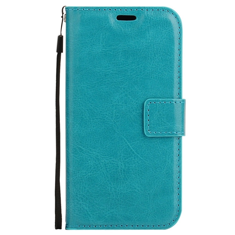 For Galaxy J1 (2016) Crazy Horse Texture Horizontal Flip PU Leather Case with Holder & Card Slots & Wallet & Lanyard
