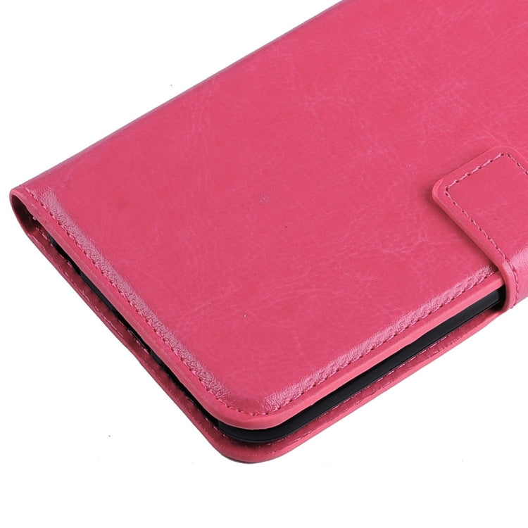 For Galaxy J1 (2016) Crazy Horse Texture Horizontal Flip PU Leather Case with Holder & Card Slots & Wallet & Lanyard