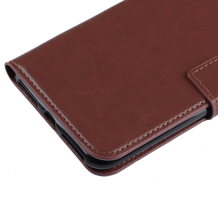 For Galaxy J1 (2016) Crazy Horse Texture Horizontal Flip PU Leather Case with Holder & Card Slots & Wallet & Lanyard