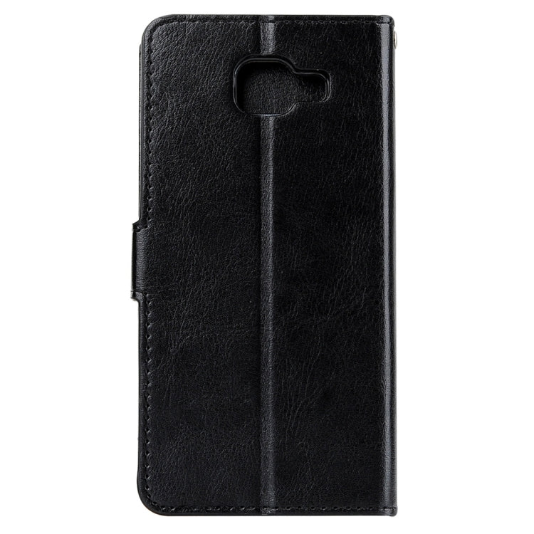For Galaxy A3 / A310 Crazy Horse Texture Horizontal Flip PU Leather Case with Holder & Card Slots & Wallet