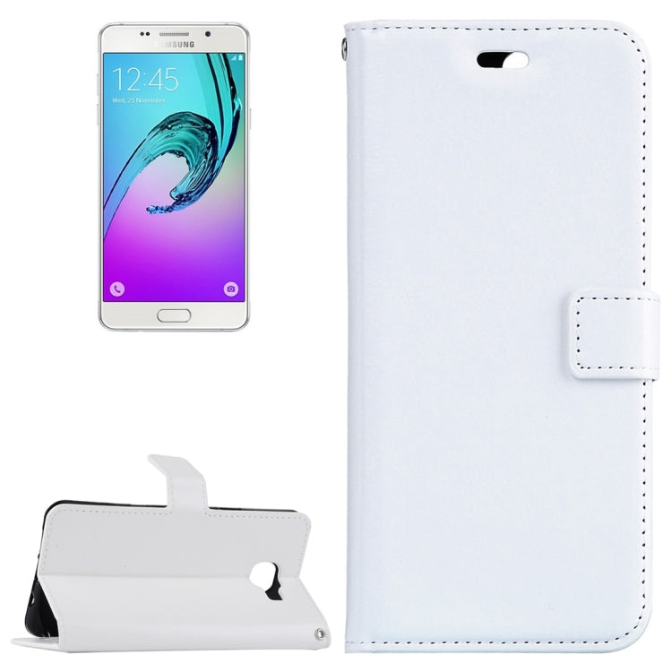 For Galaxy A3 / A310 Crazy Horse Texture Horizontal Flip PU Leather Case with Holder & Card Slots & Wallet