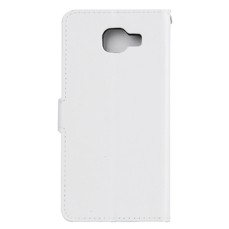 For Galaxy A3 / A310 Crazy Horse Texture Horizontal Flip PU Leather Case with Holder & Card Slots & Wallet