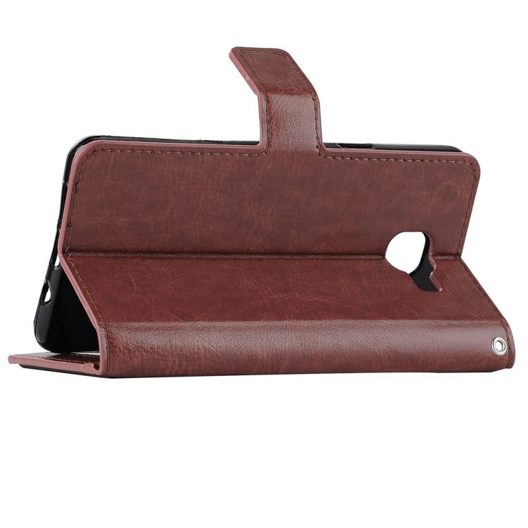 For Galaxy A3 / A310 Crazy Horse Texture Horizontal Flip PU Leather Case with Holder & Card Slots & Wallet