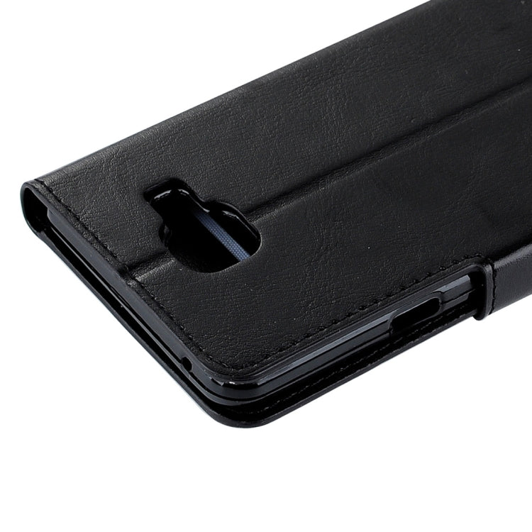 For Galaxy A5 / A510 Crazy Horse Texture Horizontal Flip PU Leather Case with Holder & Card Slots & Wallet
