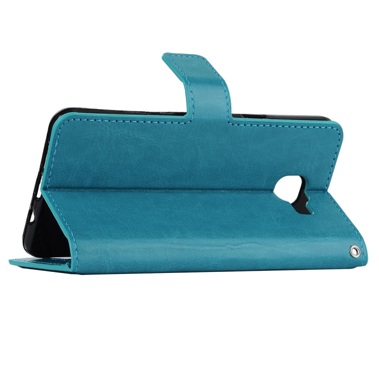 For Galaxy A5 / A510 Crazy Horse Texture Horizontal Flip PU Leather Case with Holder & Card Slots & Wallet