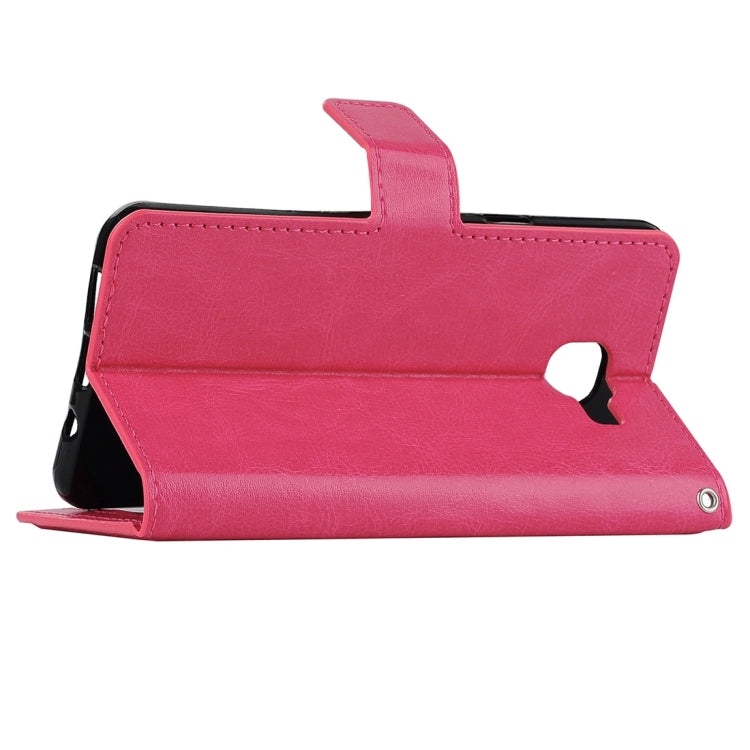 For Galaxy A5 / A510 Crazy Horse Texture Horizontal Flip PU Leather Case with Holder & Card Slots & Wallet
