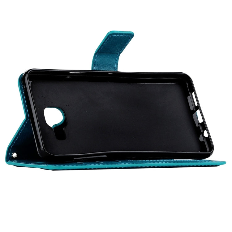 For Galaxy A7 / A710 Crazy Horse Texture Horizontal Flip PU Leather Case with Holder & Card Slots & Wallet