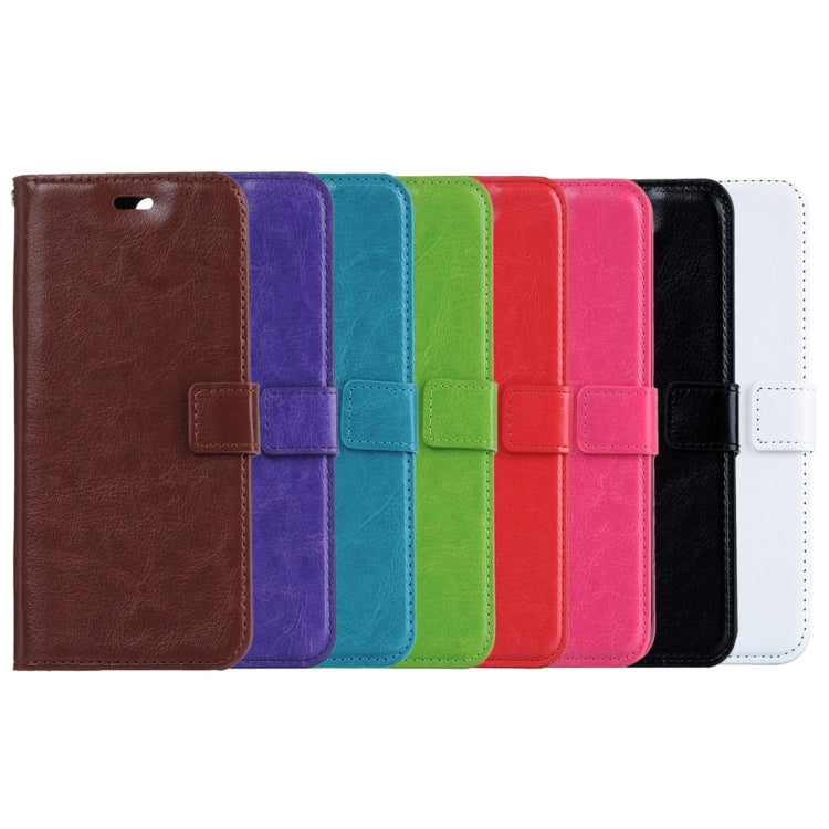 For Galaxy A7 / A710 Crazy Horse Texture Horizontal Flip PU Leather Case with Holder & Card Slots & Wallet
