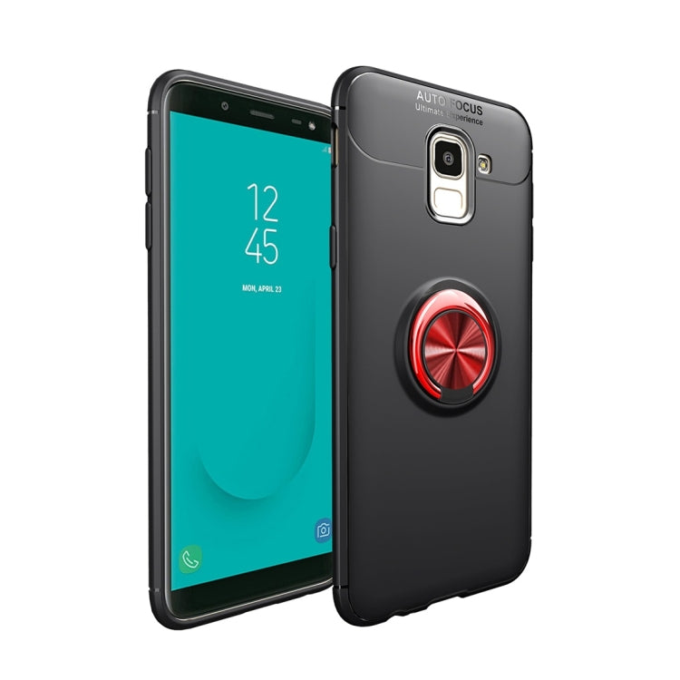 lenuo Shockproof TPU Case for Samsung Galaxy J6 Plus, with Invisible Holder