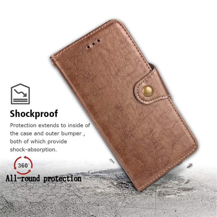 For Galaxy S9 Retro Crazy Horse Texture Wax Horizontal Flip Leather Case with Holder & Wallet & Card Slots & Lanyard