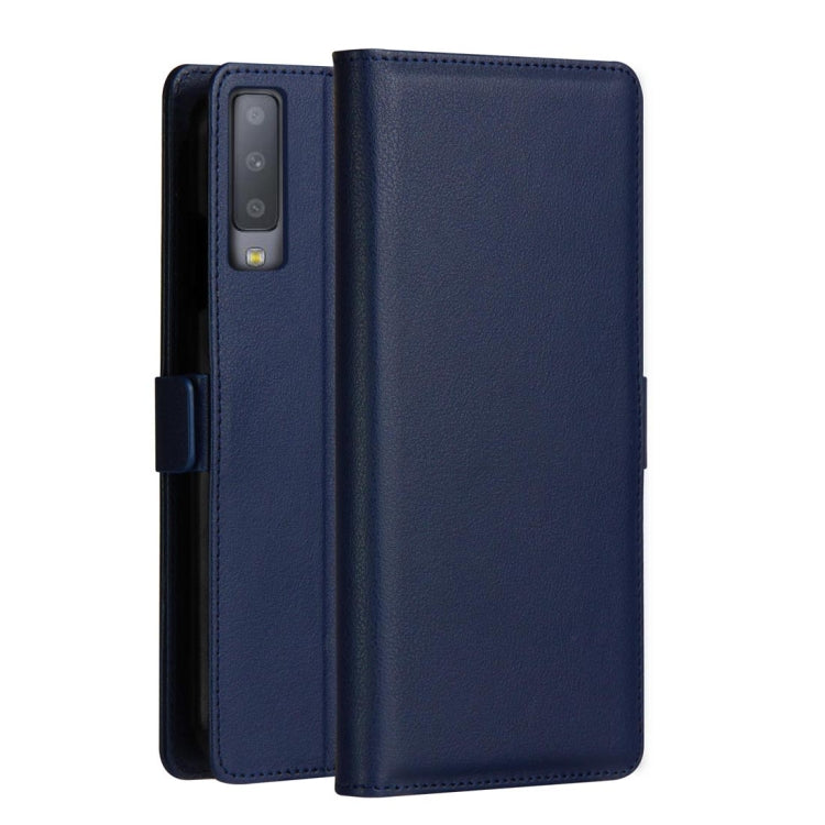 DZGOGO MILO Series PC + PU Horizontal Flip Leather Case for Samsung Galaxy A7 (2018), with Holder & Card Slot & Wallet