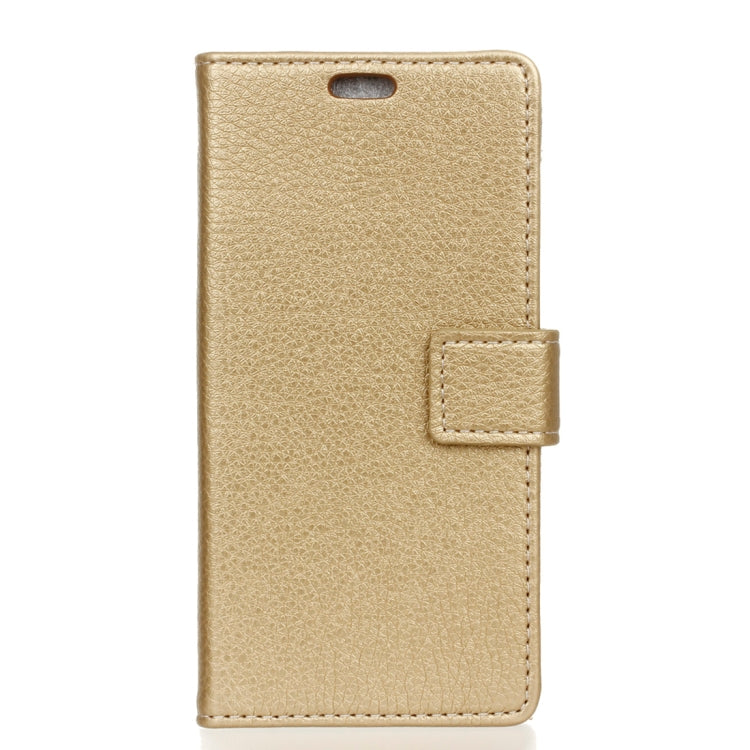 Litchi Texture Horizontal Flip Leather Case for Galaxy J4+, with Holder & Card Slots & Photo Frame