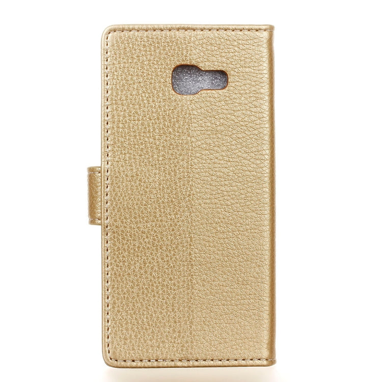 Litchi Texture Horizontal Flip Leather Case for Galaxy J4+, with Holder & Card Slots & Photo Frame