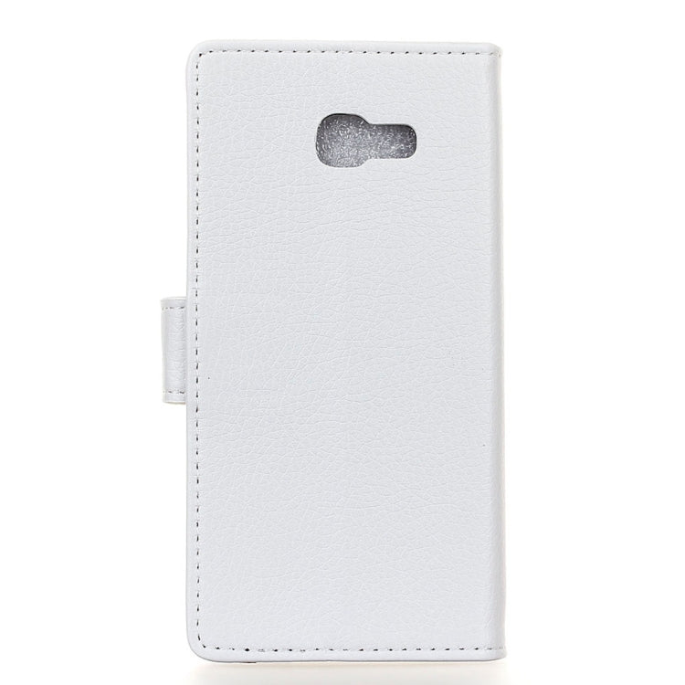 Litchi Texture Horizontal Flip Leather Case for Galaxy J4+, with Holder & Card Slots & Photo Frame