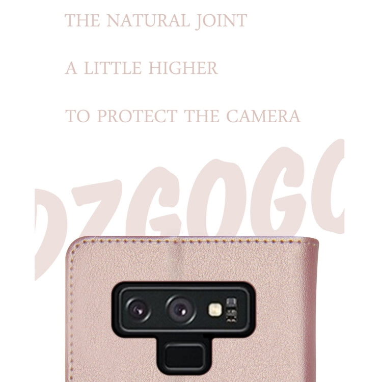 DZGOGO MILO Series PC + PU Horizontal Flip Leather Case for Samsung Galaxy Note 9, with Holder & Card Slot & Wallet