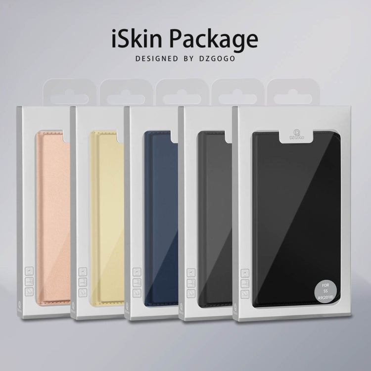 DZGOGO ISKIN Series Slight Frosted PU+ TPU Case for Samsung Galaxy A9 (2018)