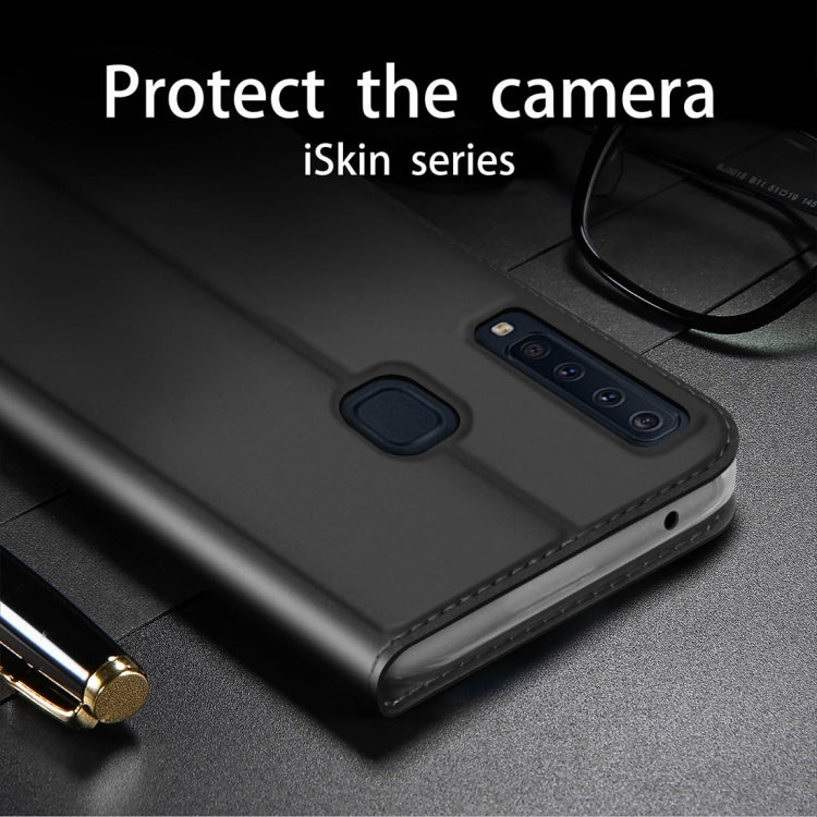 DZGOGO ISKIN Series Slight Frosted PU+ TPU Case for Samsung Galaxy A9 (2018)
