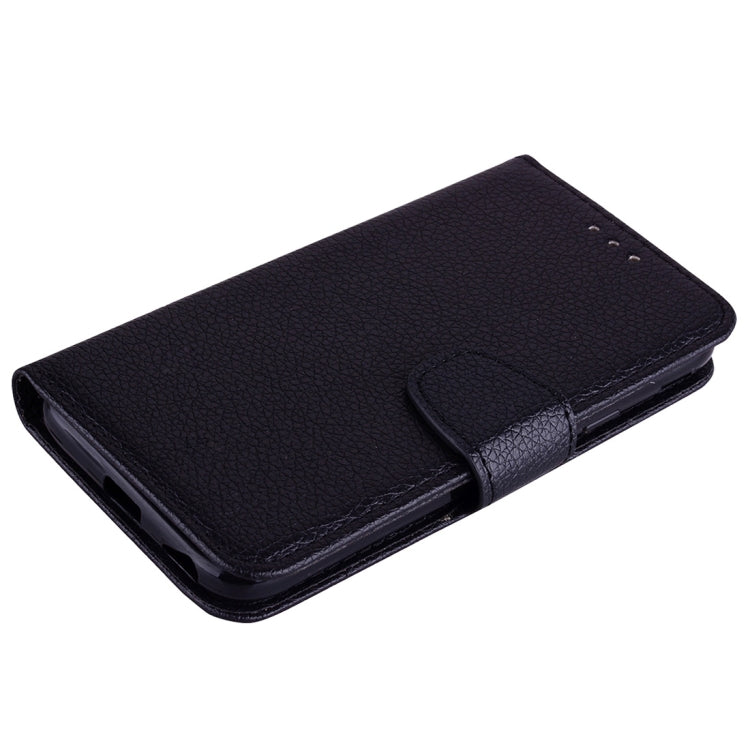 Litchi Texture Horizontal Flip Leather Case for Galaxy A7 (2018), with Holder & Card Slots & Wallet & Lanyard