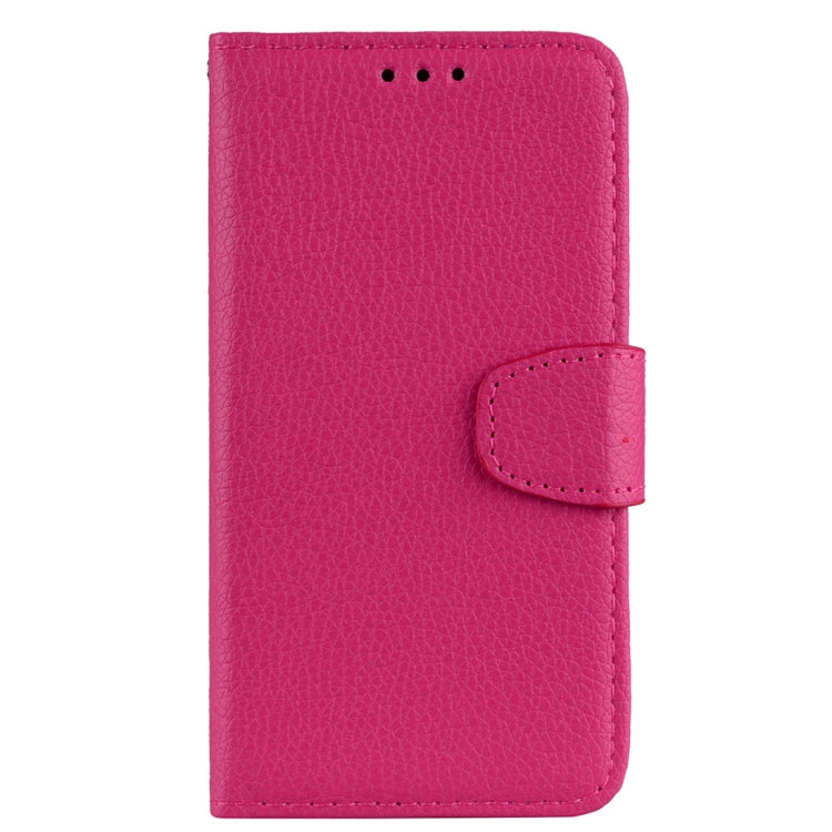 Litchi Texture Horizontal Flip Leather Case for Galaxy A7 (2018), with Holder & Card Slots & Wallet & Lanyard
