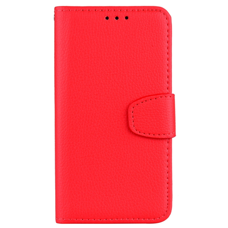 Litchi Texture Horizontal Flip Leather Case for Galaxy A7 (2018), with Holder & Card Slots & Wallet & Lanyard