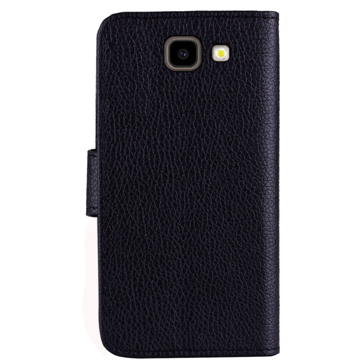 Litchi Texture Horizontal Flip Leather Case for Galaxy J4+, with Holder & Card Slots & Wallet & Lanyard