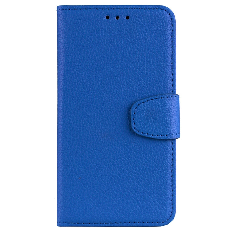 Litchi Texture Horizontal Flip Leather Case for Galaxy J4+, with Holder & Card Slots & Wallet & Lanyard