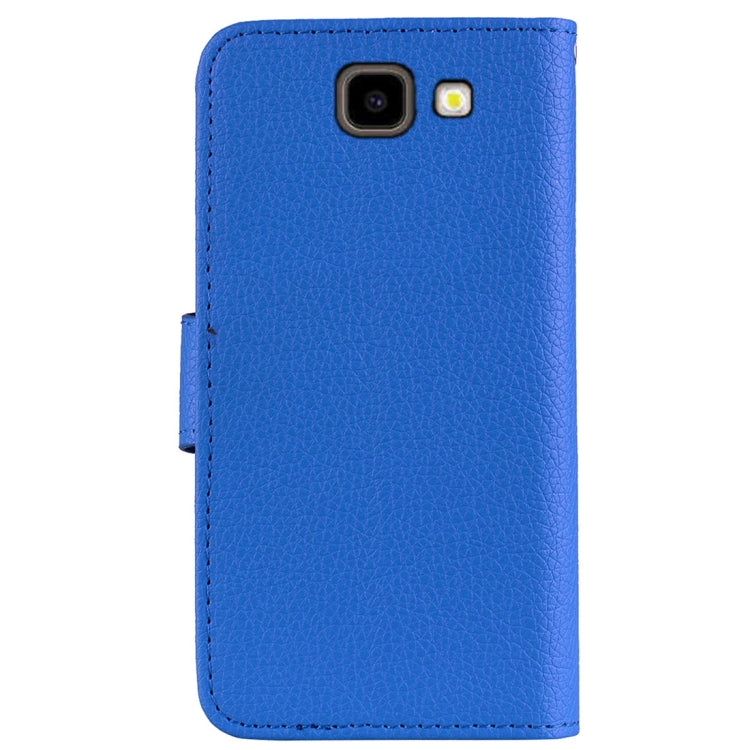 Litchi Texture Horizontal Flip Leather Case for Galaxy J4+, with Holder & Card Slots & Wallet & Lanyard