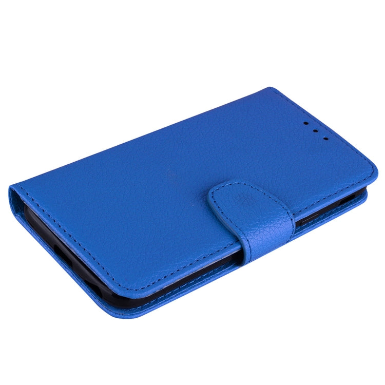 Litchi Texture Horizontal Flip Leather Case for Galaxy J4+, with Holder & Card Slots & Wallet & Lanyard