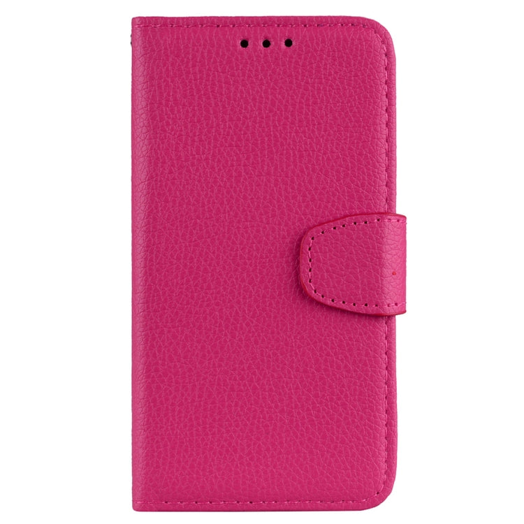 Litchi Texture Horizontal Flip Leather Case for Galaxy J4+, with Holder & Card Slots & Wallet & Lanyard