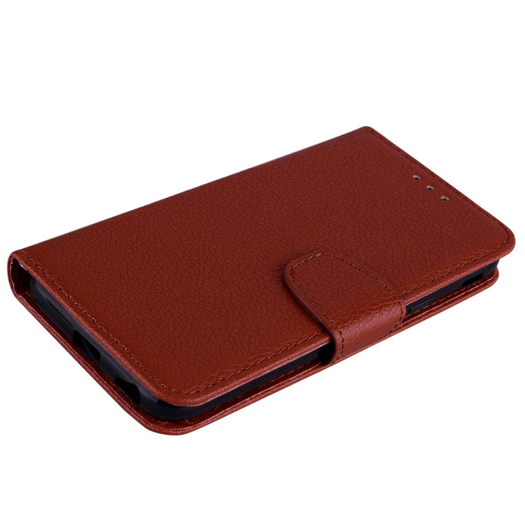 Litchi Texture Horizontal Flip Leather Case for Galaxy J4+, with Holder & Card Slots & Wallet & Lanyard