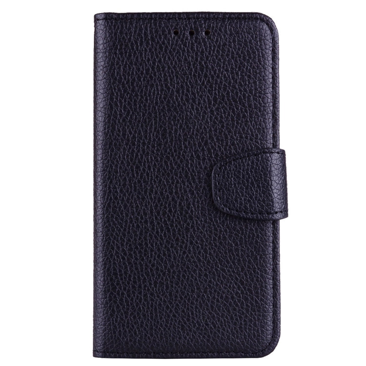 Litchi Texture Horizontal Flip Leather Case for Galaxy J6+, with Holder & Card Slots & Wallet & Lanyard